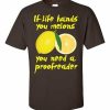 If Life Hands You Melons T-Shirt (chocolate)