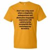 Don't Use Big Words T-Shirt (tangerine)