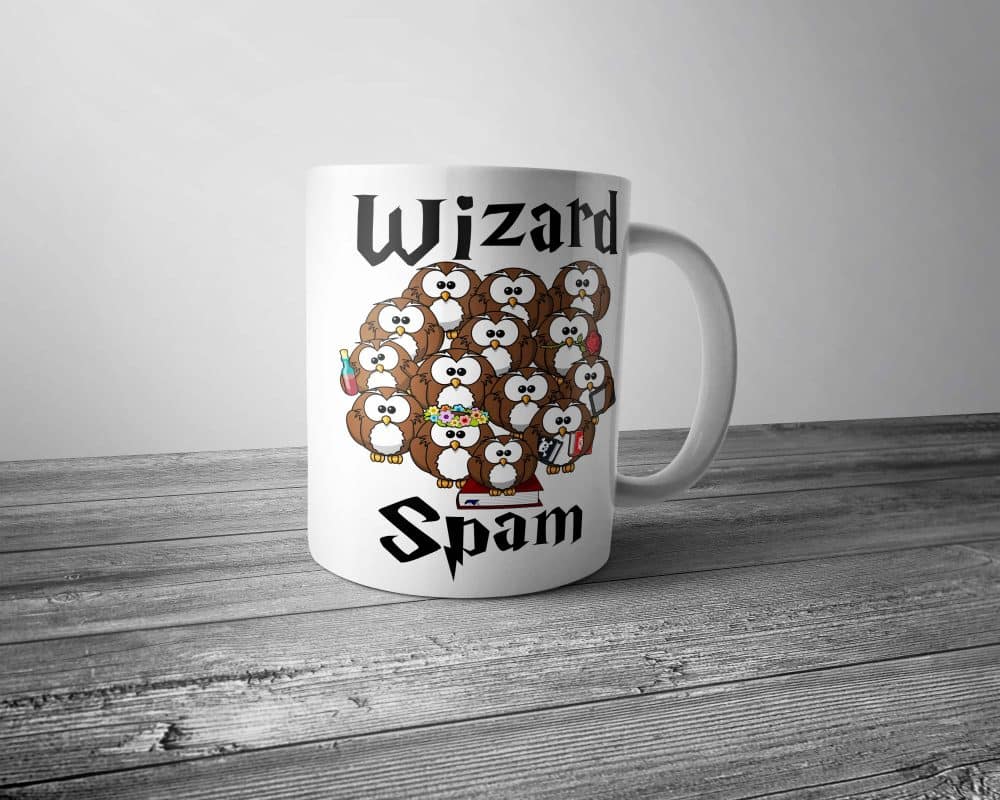 Wizard Spam Mug