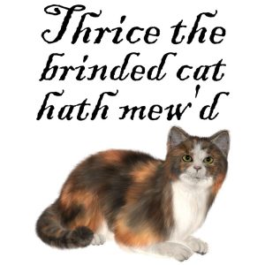 Thrice the Brinded Cat Hath Mew'd