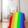 LGBTQ Pride Flag Fleece Blanket
