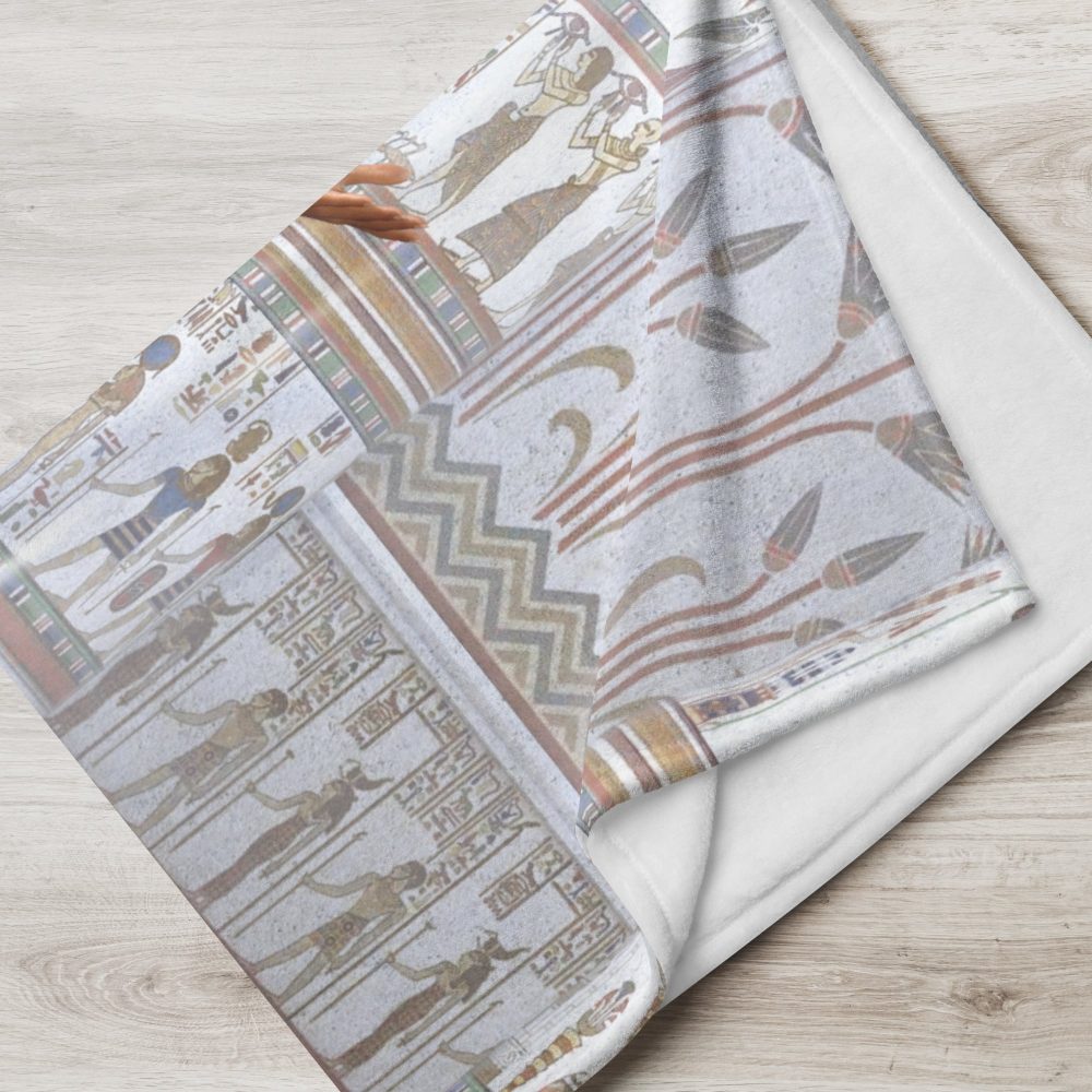 Bastet Priestess Fleece Throw Blanket