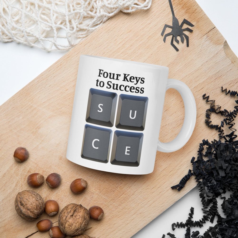 Four Keys to Success Mug