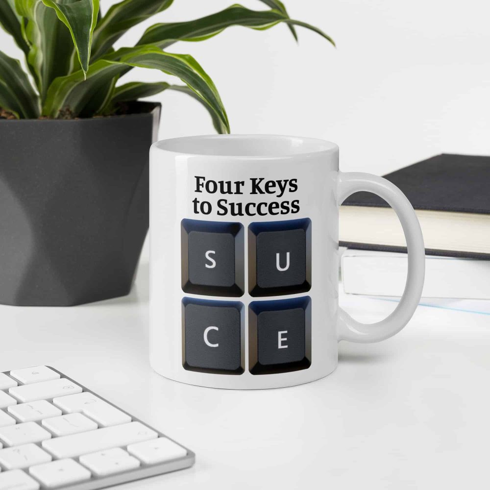 Four Keys to Success Mug