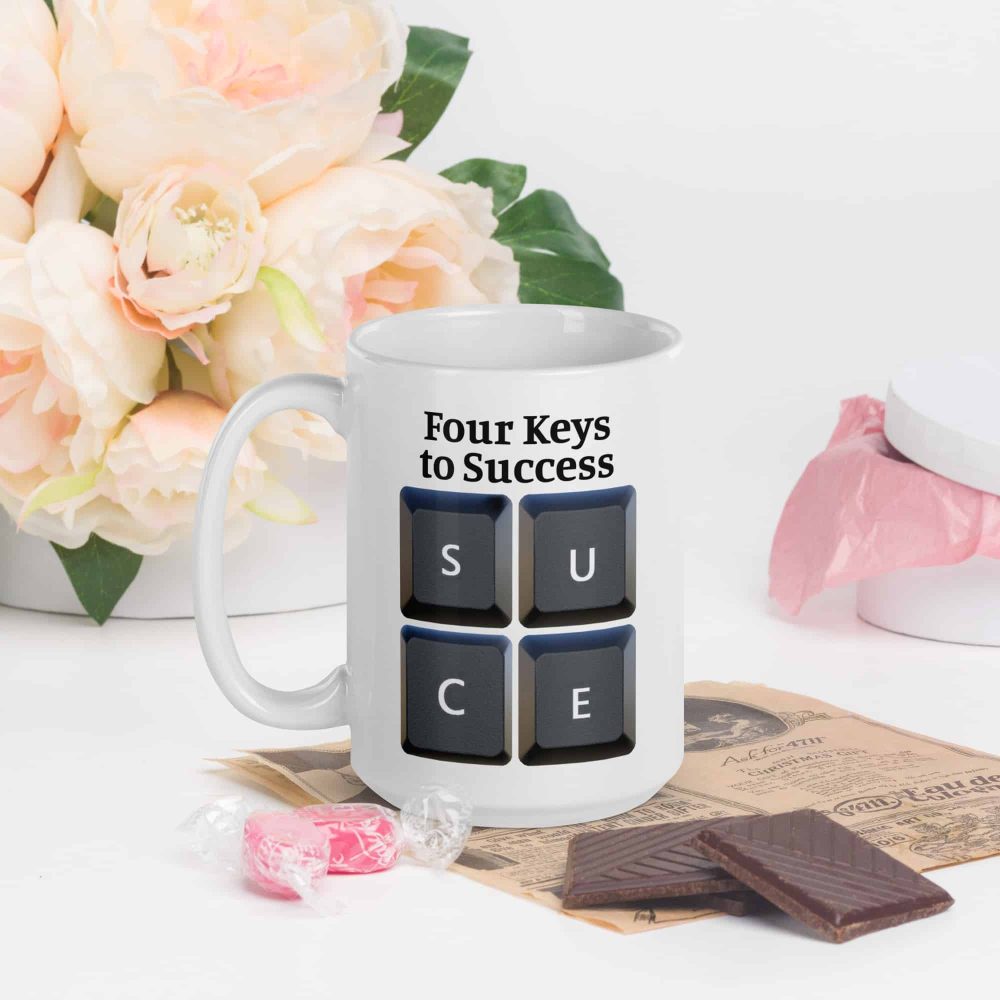 Four Keys to Success Mug