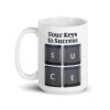 Four Keys to Success Mug